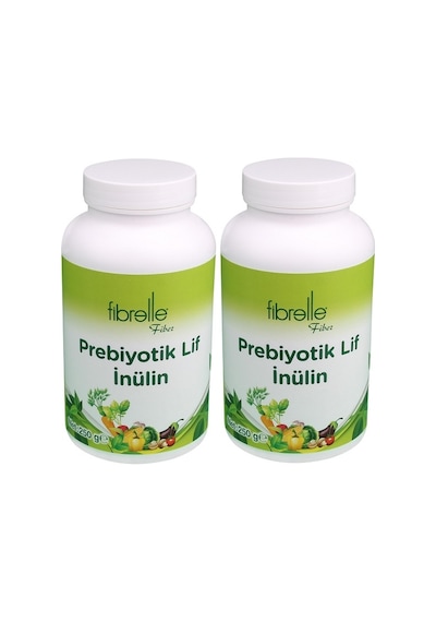 Fibrelle İnülin Prebiyotik Lif 250g Plastik Ambalaj 2 Adet