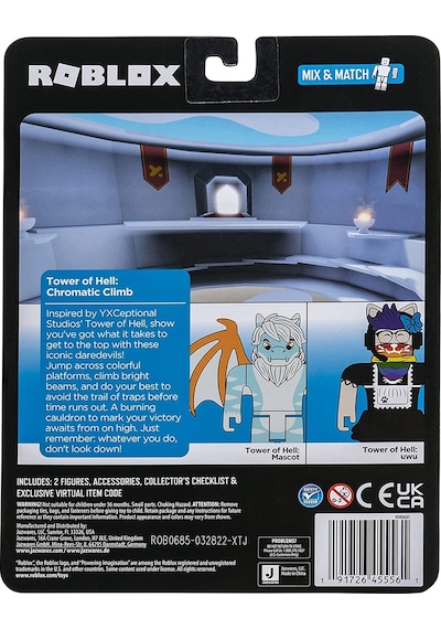 Roblox Tower of Hell Chromatic Climb Oyuncakları 2'li Figür Paket