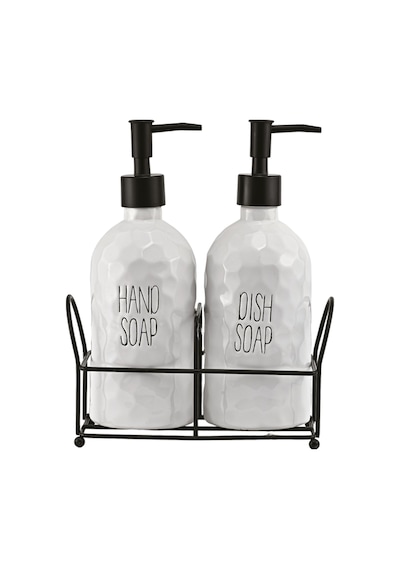 Sapone White 2'li Standlı Sabunluk