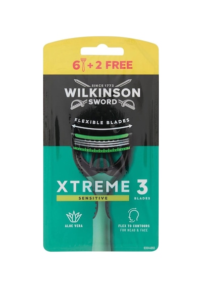 Xtreme 3 Oynar Başlıklı 3 Bıçaklı Kullan At Tıraş Bıçağı 6+2 Avantaj Paketi - 8'li