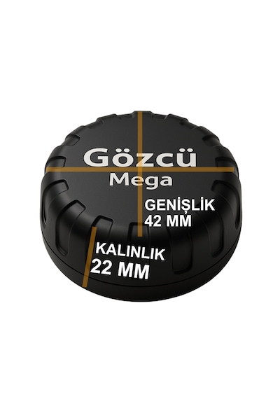 Gözcü Mobil Mega Takip Cihazı Ios Android Uyumlu Motor Araç Taşıt Gps Cihazı Su Geçirmez 5-10 Dakika Aralıklı