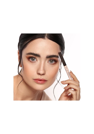 Eveline Cosmetics Brow & Go Eyebrow Vegan Kaş Pomad Kalemi Dark Brown