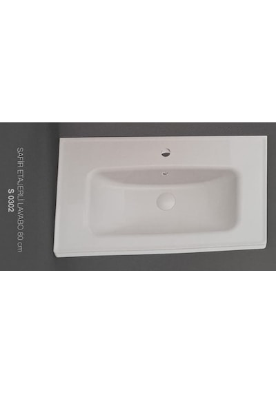 Safir Etejerli Lavabo 80cm Turavit Diğer