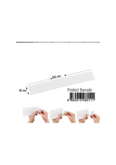 8 Adet Ayarlanabilir Kesilebilir Çekmece Düzenleyici Çekmece Organizer 54x8,5 Cm Plastik 40 X 40 Bey Diğer
