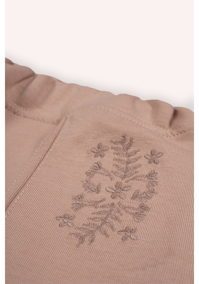 Kız Bebek Beli Lastikli Gül Pantolon 14702460