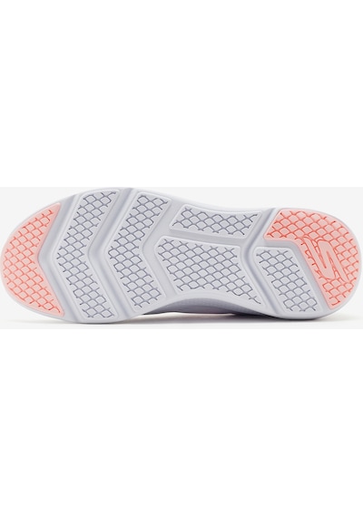 Skechers Go Run Elevate - Double Time Kadın Beyaz Koşu Ayakkabısı 128334 Wmlt Beyaz