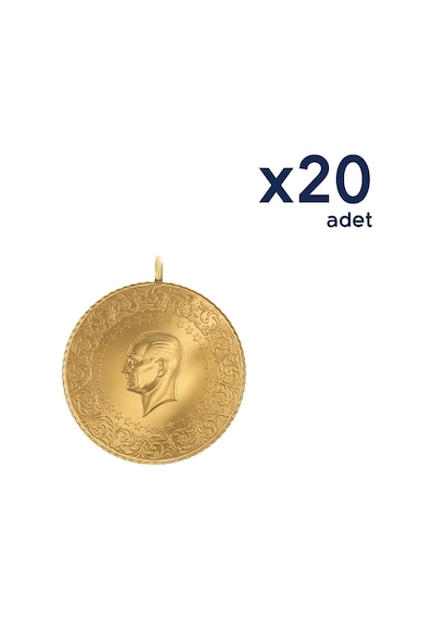 Agakulche Eski 20 Adet Çeyrek Altın