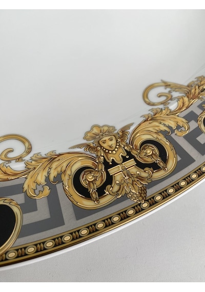 Versace Prestige Gala Oval Porselen Servis Tabağı 40 Cm 19325-403637-12740