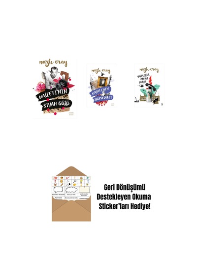 Halfeti Nin Siyah Gülü + Hayatımın Müsveddesi + Yıldızlar Mektup Yazar + Okuma Sticker'ları