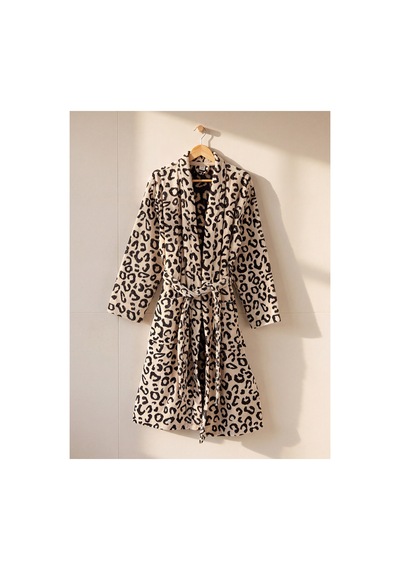 Alıta Cıty Farkıyla Lcw Home Karışık Leopar Kadın Bornoz Karisik - 924185212 Karisik