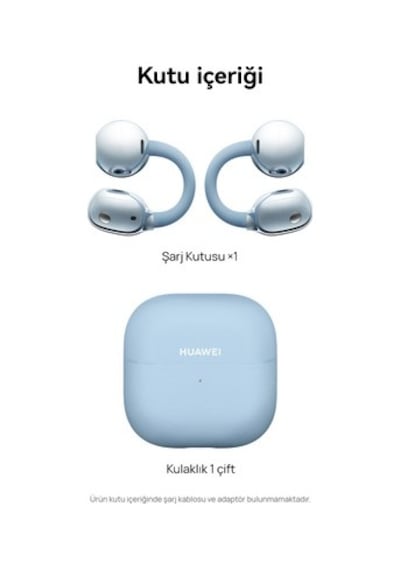 Açık Kulak Tasarımlı Bluetooth Kulaklık, Rahat Kullanım İçin