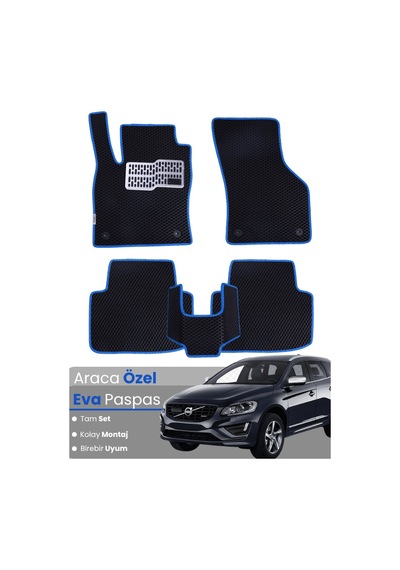Volvo Xc60 2017-2020 Uyumlu Eva Paspas Tam Set Oto Paspas,araca Özel,tam Koruma,kolay Temizlik 316