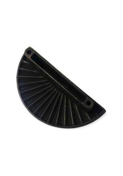 2'li Egesel Yelpaze 64mm Mat Siyah Çekmece Kulp Mobilya Dolap Kulbu