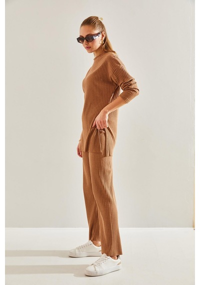 Shade Kadın Fitilli Kaşkorse Alt Üst Takım 60201024 - Camel