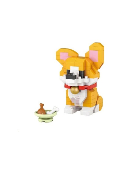 8605 Mikro Blok Çanta Corgi Köpek