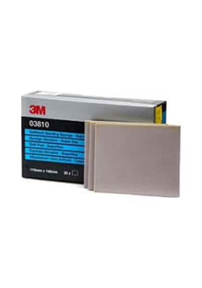 3m 03810 Fine Sünger Yumuşak Tabaka Zımpara 115 X 140 Mm 5 Adet