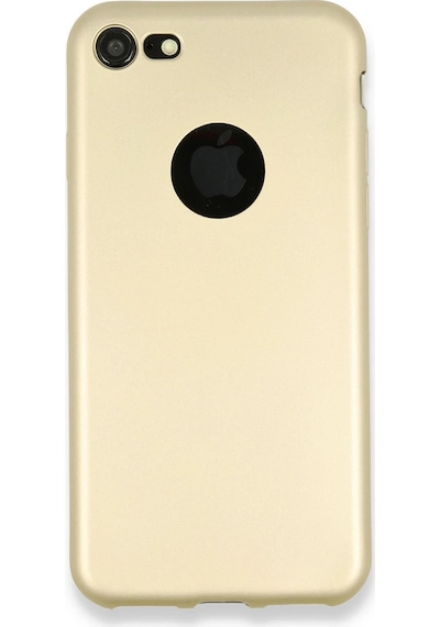 Mey İthalat Apple Uyumlu iPhone 7 Kılıf First Silikon - Gold Altın