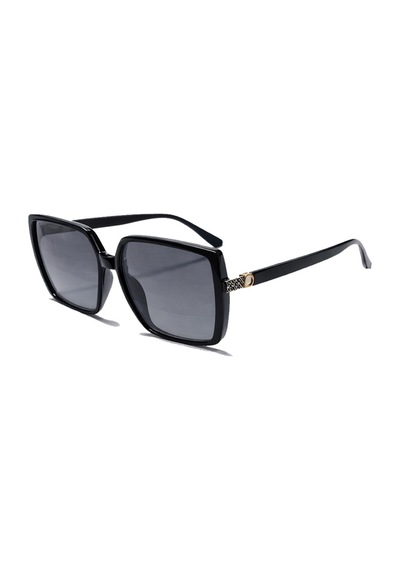 Zalara Polarize Cam Vintage & Retro Unisex Güneş Gözlüğü Siyah