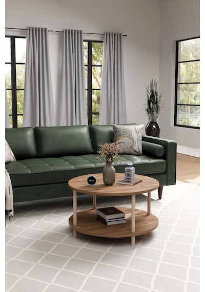 Alpaevmobilya Modern Yuvarlak Orta Sehpa 60 Cm 2 Raflı Ahşap Ayaklı Çok Amaçlı Organizer Sehpa Atlantik Çam Alpaevmobilya Modern Yuvarlak Orta Sehpa 60 Cm 2 Raflı Ahşap Ayaklı Çok Amaçlı Organizer Sehpa Atlantik Çam