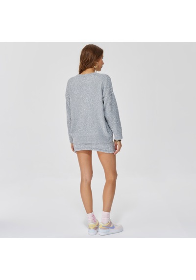 Ace Nayman Eliza Knitted Gri Kazak