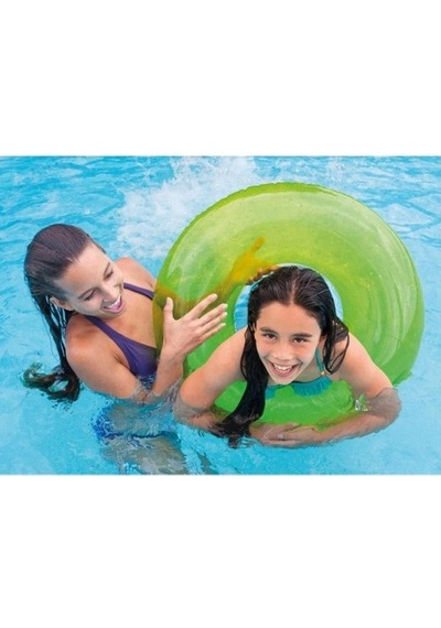 İntex Şeffaf Baskılı Jumbo Simit 76 Cm - 59260 Diğer