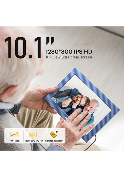 Kodak 10.1 Inc Dijital Resim Çerçevesi, Uzaktan Kumandalı, Ips Ekran Hd