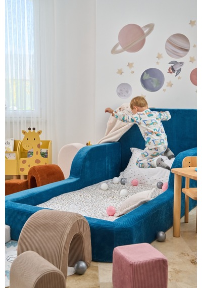 Funbed Yeni Nesil Montessori Çocuk Yatağı & Oyun Alanı Yıkanabilir Sıvı Geçirmez Mavi - 836527200 Funbed Yeni Nesil Montessori Çocuk Yatağı & Oyun Alanı Yıkanabilir Sıvı Geçirmez Mavi - 836527200