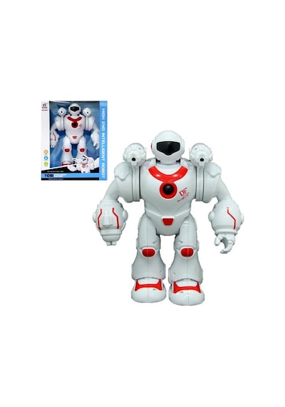 Sesli Ve Işıklı Savaş Robotu Kırmızı