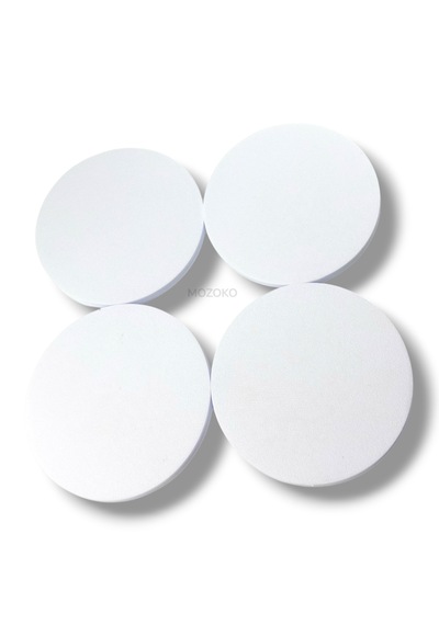 4'lü Set 75 Mm Dış Çap 70 Mm İç Çap Beyaz Logosuz Jant Göbeği Kapağı
