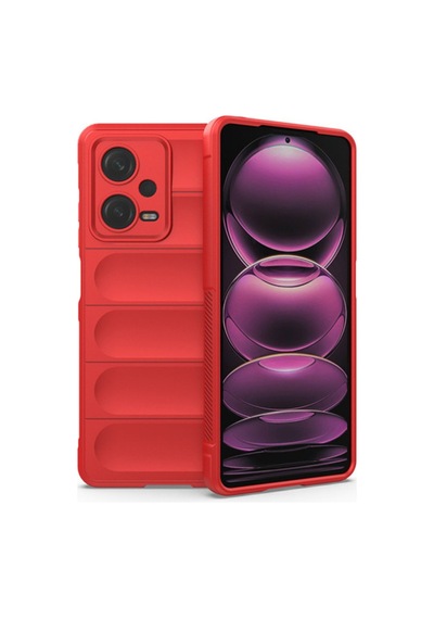 Xiaomi Redmi Note 12 4g Uyumlu Kılıf Optimum Silikon - Kırmızı
