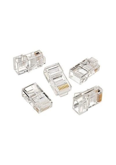 Powermaster Rj45 Cat5 -cat6 Uç 8p8c Soket 100 Adet