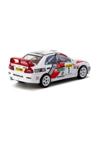 Tarmac Works 1/64 Mitsubishi Lancer Evolution Iv Rallye Monte-carlo 1997 Std