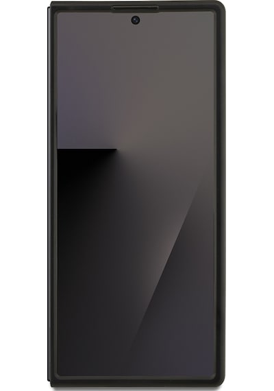 Galaxy Z Fold 7 Uyumlu Kılıf Guess   Lisanslı 4g Büyük Metal Logolu Glitter Kapak Siyah