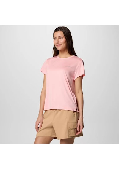 Columbia Bluevista Hill Short Sleeve Crew Kadın Tişört C-colal3349b30669 Pembe