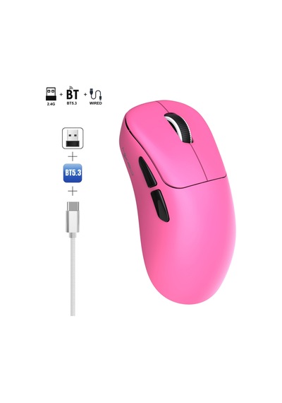 T700 Makrolu Kablosuz Oyuncu Mouse- 3 Modlu Kullanım-500 Mah Batarya Diğer