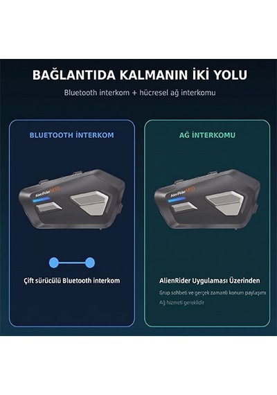 Alienrider M10 Bluetooth Kask İnterkomu - Ip67