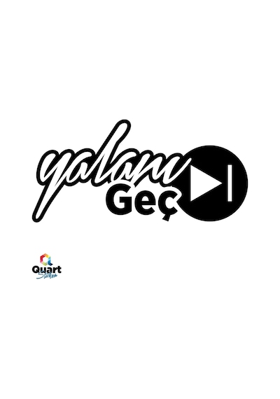 Yalanı Geç Oto Sticker Araba Cam Sticker (496152494)