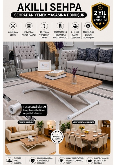 Home Üst Tabla Mdf Efesçam Oval Köşe Alt Beyaz