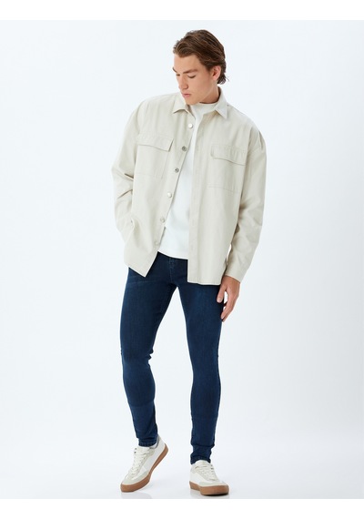 Koton Super Skinny Fit Kot Pantolon - Justin Jean İndigo Stone 5wam40084ıd İndigo - Taş Koton Super Skinny Fit Kot Pantolon - Justin Jean İndigo Stone 5wam40084ıd İndigo - Taş