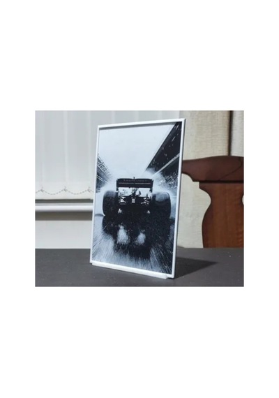 Formula 1 Araç Çizimi Dekoratif Tablo 23x10 Cm