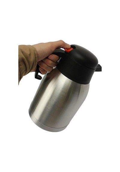 Penguen 2.5 Lt Çift Kat Çelik Çay Termos Gümüş