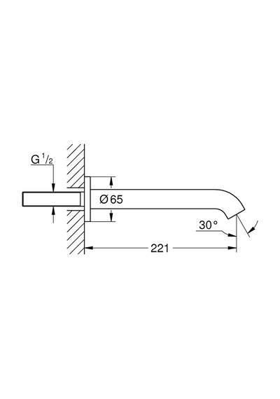 Grohe Essence Çıkış Ucu - 13449gl1
