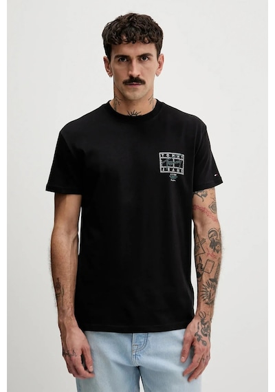 Tommy Jeans Erkek Tişört-dm0dm22319 Siyah