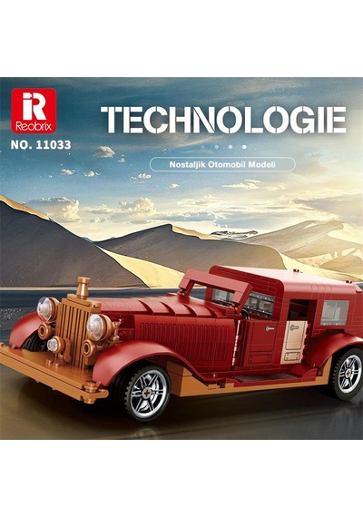 Reobrix Technic 11033 Rolls Royce Phantom Araba Yaratıcı Yapı Blok Seti Building Blocks - 865 Parça