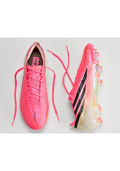 Adidas F50 Hyperfast Elıte Fg Unisex Çim Zemin Kramponu Jr5386 Pembe