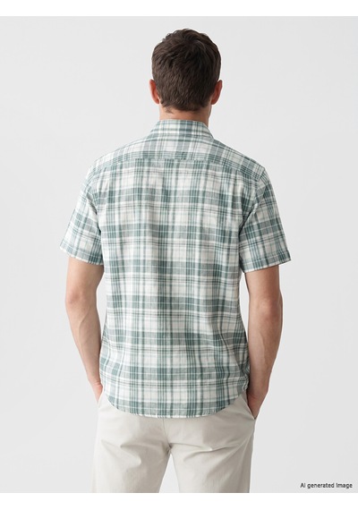 Lcwaıkıkı Classic Yeşil Regular Fit Ekose Poplin Erkek Gömlek Lcwaıkıkı Classic Yeşil Regular Fit Ekose Poplin Erkek Gömlek