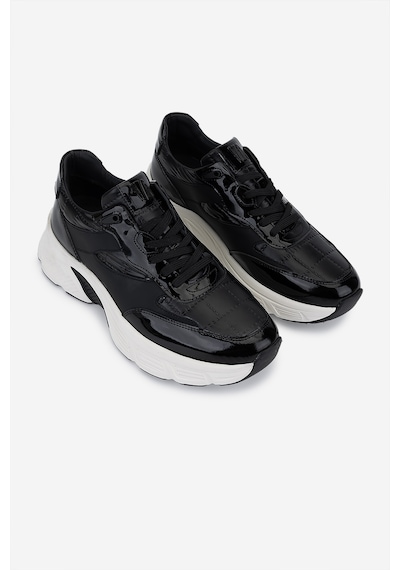 Valmenti Erkek Hakiki Deri Siyah Sneakers & Spor Ayakkabı 381 22020 Erk Ayk Sk25-26 Sıyah/prst Siyah