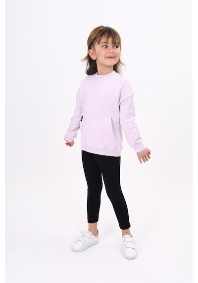 Toontoy Kids Toontoy Kız Çocuk Taytlı Takım Açık Lila