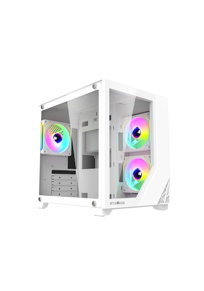 Strong Shadow Beyaz 3x 120mm ARGB mATX Akvaryum Gaming Bilgisayar Kasası (Powersız) Strong Shadow Beyaz 3x 120mm ARGB mATX Akvaryum Gaming Bilgisayar Kasası (Powersız)