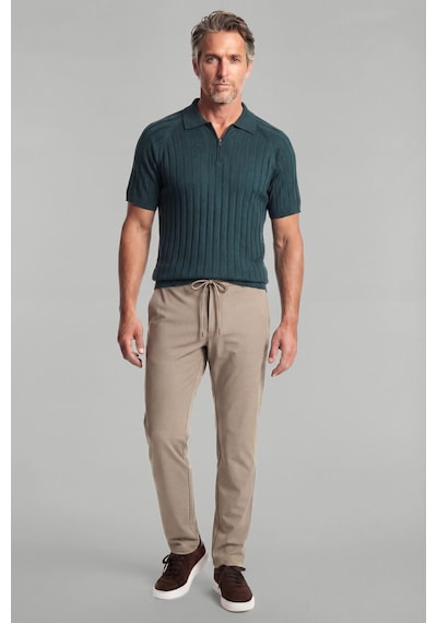 Bisse Haki Reglan Kol Polo Yaka Fermuarlı Pamuk Yazlık Triko Tr24y24103 D49